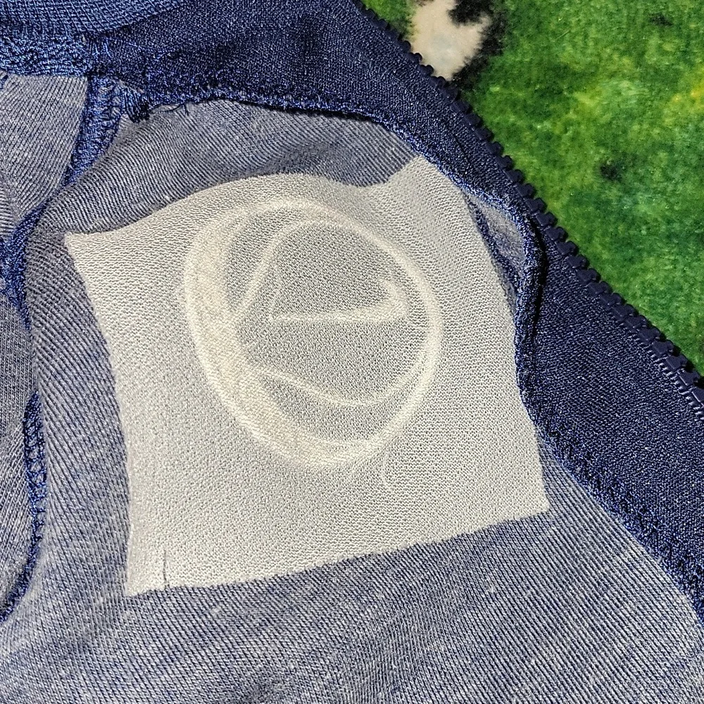 Nike Varsity Zip Up Sweatshirt Navy Blue White Baby 0/3 Months Y2k